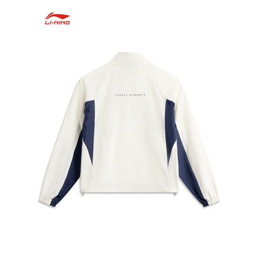 Li ning wasserresistente Sportwindbreaker für Frauen 2025 Neue Sportlebensserie Sportjacke Afdv694 Milky White-7 S (160)