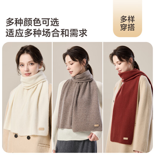 Jiumu (Jiumu) 100% kleiner Kaschmirschal für Frauen im Herbst- und Winter Frauen warm