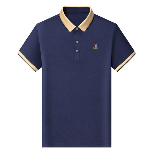 Specht Pure Cotton Cool atmungsablöschbares T-Shirt für Kurzschläfe für Herren Sommer-Dünn-Lte-Polo-Hemd Lose vielseitig halbärmelig T-Shirt Top kurzärmelig 9918-Karamellfarbe XL 175 suggeriert 140-155jin [Jin gleich 0,5 kg]