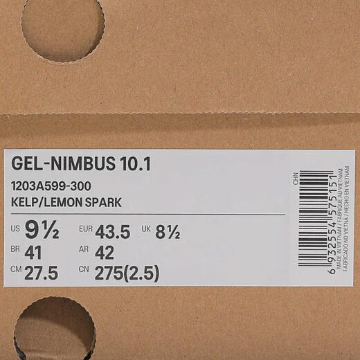ASICS 2025 Gel-Nimbus 10.1 Laufschuhe für Männer und Frauen 10.1 1203A599-300 44