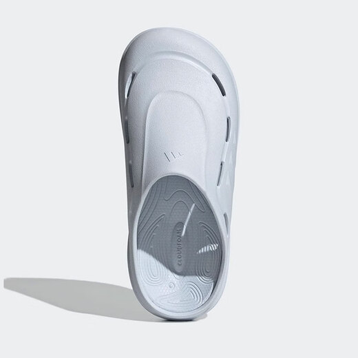 阿迪达斯 （adidas）拖鞋男鞋女鞋2025夏季新款OZWAVE厚底穆勒鞋波波凉鞋包头凉拖 JR9273浅蓝 36.5