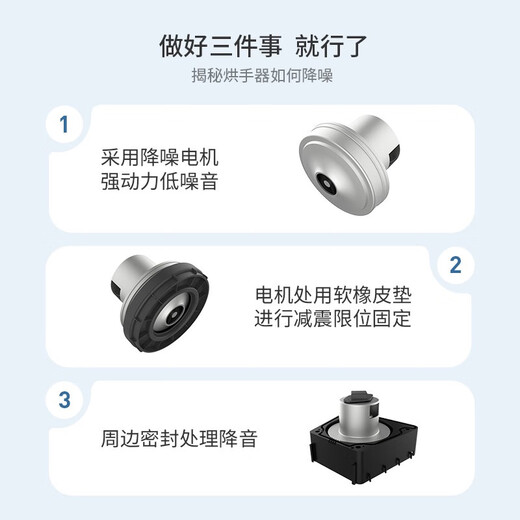 致荟树不锈钢厕所烘手器烘干机卫生间烘手机全自动感应干手器吹干手机 A3892蓝色不锈钢长款