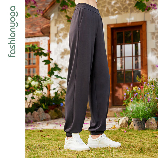 
Fansheng Yoga Wear Fashionable, versatile, simple and basic comfortable outdoor leisure running fitness sports trousers F15911 milky white S