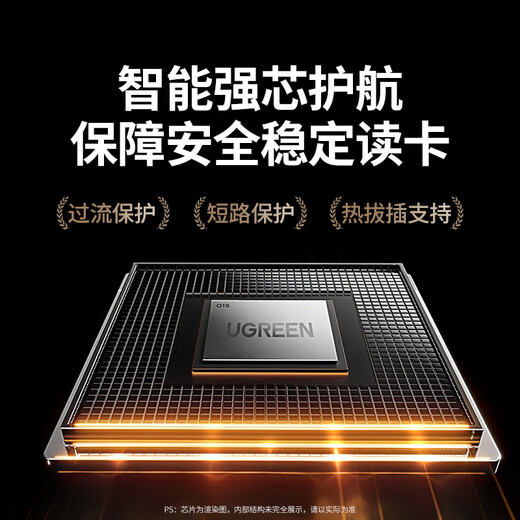 Greenlink USB/Type-C card reader 3.0 high speed SD/TF simultaneous reading multi-function suitable for computer mobile phone Apple 16/15/iPad supports camera monitoring recorder memory card