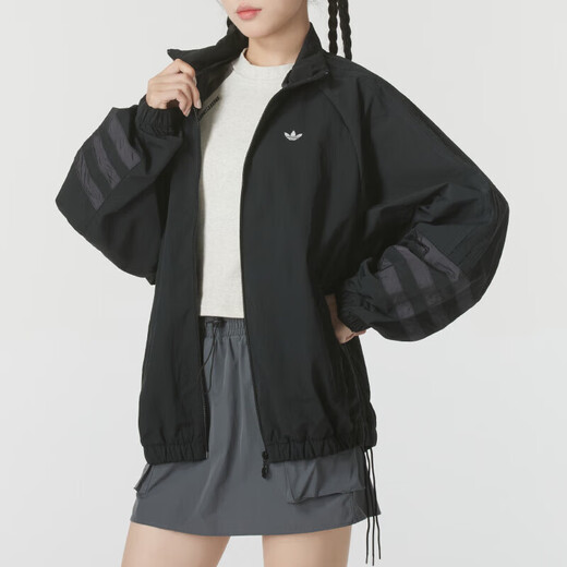 
Adidas (adidas) Clover Women's Clothing 2025 Summer New Sportswear Running Fitness Training Jacket Casual Woven Jacket JD6385 XS