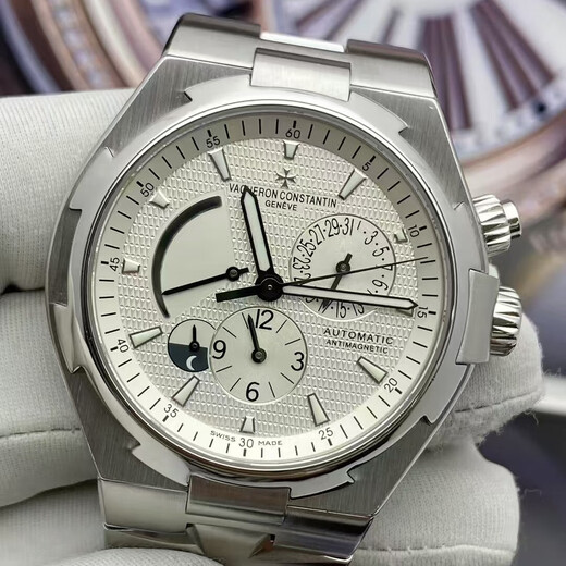 [SEGUNDA 99 NUEVO] Vacheron Constantin Gold de 18K Rose Gold/Fine Steel Cronograph Mechanical Mecan's Watch Used Watch Used Luxury Watch Recycling [42 Diámetro de reloj] 47450/B01A-9226 Fino Steel