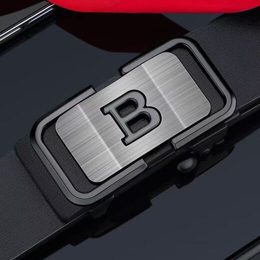 Toothless automatic buckle, inner wear, holeless belt head, men's trousers belt head, toothless, slotless 3.3cm inner buckle, high-end gold 115cm