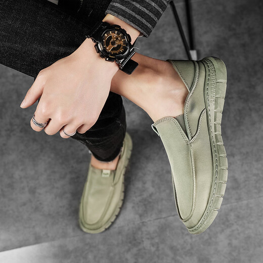 Studenten Leinwandschuhe Herren 2025 Sommer neuer Stil Altes Peking -Stoffschuhe Herren trendige Schuhe Leinwand Schuhe Männer Lazy Pedal YS901 Black 39