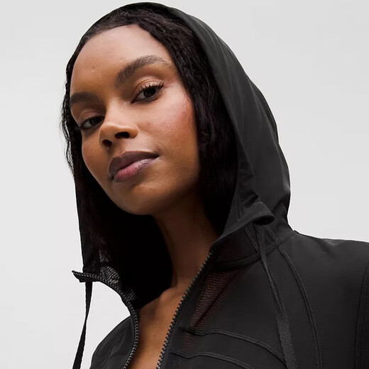 lululemon露露女外套 25新品 Define系列 女士短款连帽夹克 轻薄透气上衣 黑色Black 3XS (0)