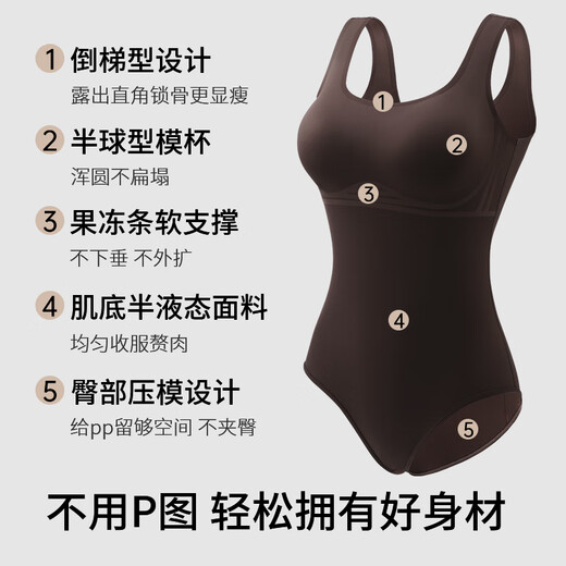 El mono que forma el cuerpo de Realwill para las mujeres con nalgas del vientre y los senos pequeños sexys los hacen ver grandes después de la cintura con la forma del parto sin marcas y la delgada negra S _70abcd