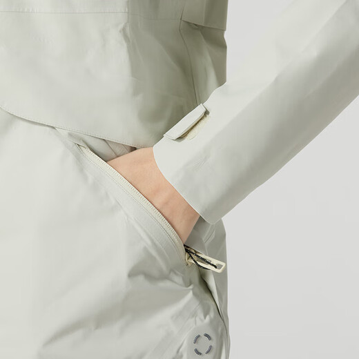 安德玛（Under Armour）UASTORMPROOF纯色连帽拉链设计长袖夹克外套女款绿色 绿色 XS