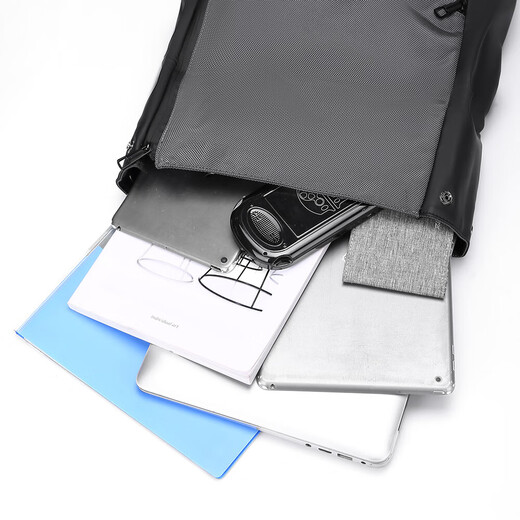 Neue Männer Rucksack Freier Geschäfts Computer Rucksack Trendy Schoolbag wasserdichte Reisetasche große Kapazität Rucksack Männer schwarz