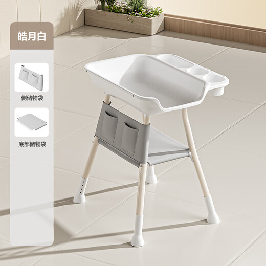 DEARVADER baby changing table baby touch nursing table diaper changing removable newborn crib two-in-one nursing table + side bag + bottom bag