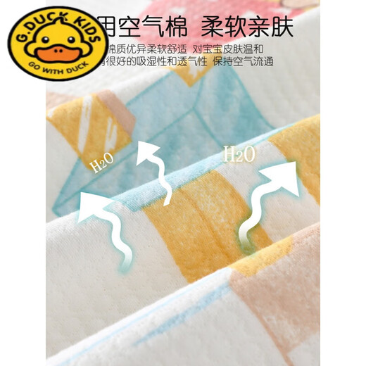 G.DUCKKIDS隔尿垫婴儿a类夏季可水洗空气棉宝宝尿布垫整床单产妇护理姨妈垫 动物乐园 70*90