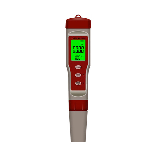 Oluxun personalizado 10-in-1 Multifuncional Calidad del agua Pen Ph Ph Pen Accidity Meder TDS Tester Temperatura Salinidad de salinidad 9902 (pH/EC/temperatura)