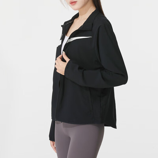 耐克（NIKE）外套女装夏季新款户外健身出行运动服立领防风休闲夹克HV2648-010 HV2648-010黑色 M