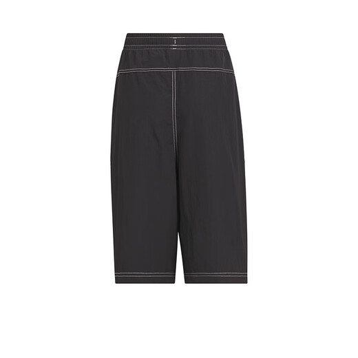 阿迪达斯 （adidas）童装25夏儿童短裤三叶草男女中大童梭织斜纹布运动五分裤子KG6629 KG6629 黑色 165 （吊牌164）