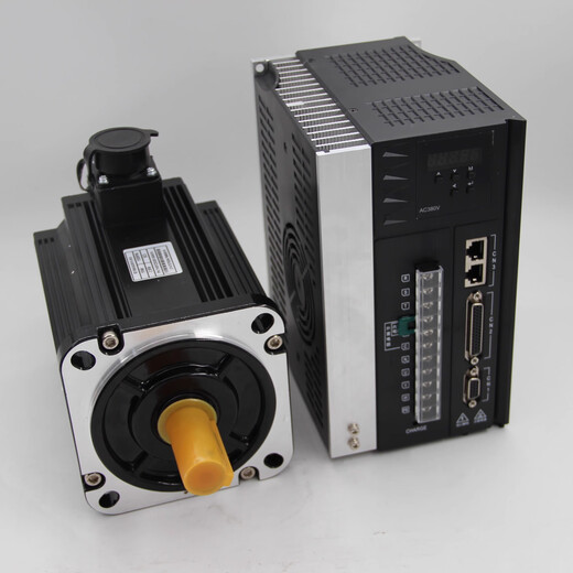 Yue Changsheng 130/180ST AC servo motor set 380V power supply driver 1.5KW2KW3KW5.5KW 180-19n.m-1500 rpm + drive 3KW without brake horizontal use