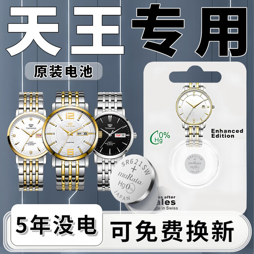 Xuankashi geeignet für Tianwang Watch Batterie Original Special Tianwang Frauen LS Elektronisch 3626 Männer Uhr GS berühmte Smith Serie 3851 Kleine Partikel 3886 Xindong Elektronisch importiert aus Japan LS3773 Special [ein Tablet + Ersatzwerkzeug + wasserdichte Paste]