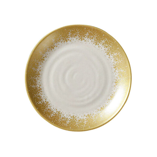 
Japanese melamine disc commercial fried powder plate hot pot side dish plate bone plate imitation porcelain round plate rice bowl plate fast food plate ljp1098 Jinhufu