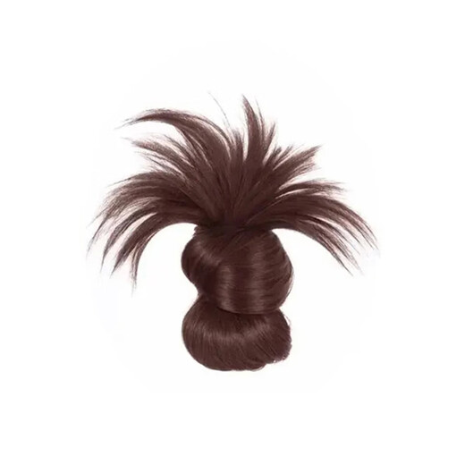 Xiang Wan wig hairpin low ponytail chicken feather head grabber lazy style hair bag headdress natural fluffy back wig for women