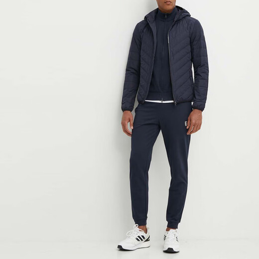 阿玛尼（Emporio Armani）EA7 阿玛尼 男士保暖连帽服外套8NPB14 PNE1Z 米白 1713 M (香港仓)