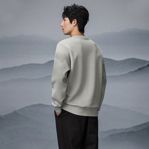 HLA Hai Lan House толстовка мужская осенняя гора не высокая серия с принтом мягкая мужская новогодняя с длинными рукавами