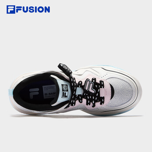 
FILA FUSIONMr Doodle Fashion Brand KICK 3 Co-branded board shoes and sneakers women's shoes Snow White/Spring Pollen-SP 37.5