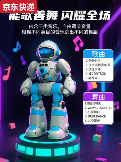 Qilicai 2025 Kinder intelligenter Roboter AI Sprachdialog Dialog singen tanzen Fernbedienung Elektrisches Spielzeug Early Education Geschenk Dora Warrior Pink intelligent Programming + Magic Change Recording +