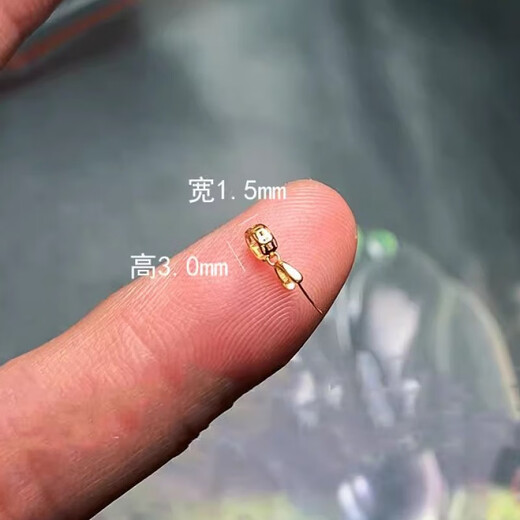 18k gold universal discount copper coin small pendant buckle plated diy emerald Buddha Guanyin Ruyi copper coin discount - silver