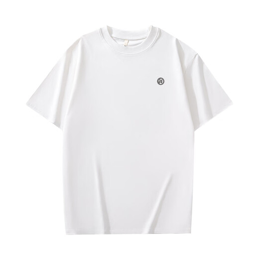 Avec Pure Yishion Site officiel 2025 Nouvelle marque à tendance T-shirt à manches courtes simples pour hommes en été T-shirt à manches à manche et à manche foncé à manches courtes et à manches courtes - 1365 L