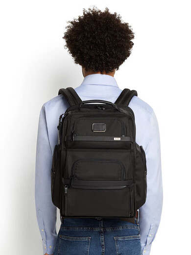 Tuming (TUMI) Alpha 3 series men's classic business commuter backpack computer bag black/02603580D3