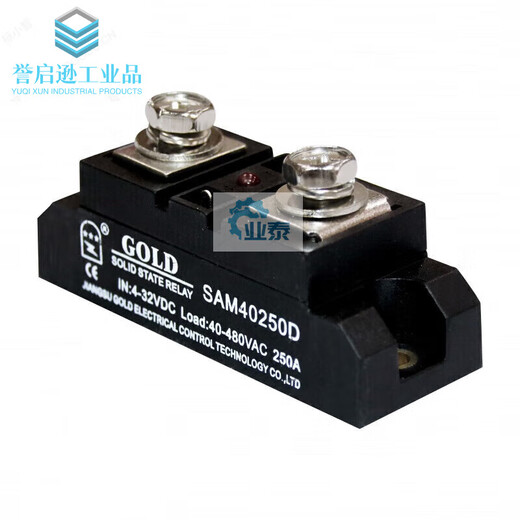GOLD single-phase 200A industrial-grade solid-state relay SAM40200D DC control AC SSR SAM40200D