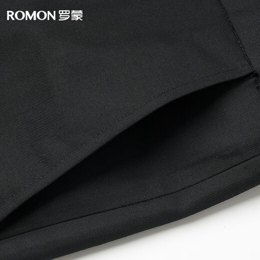 Luo Meng anti-wrinkle iron-free trousers men's high-waisted loose casual business suit trousers casual trousers straight-leg dad trousers