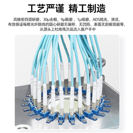 UPlian Short fiber jumper 0.2m 0.3m 0.5m Single-mode single-core multi-mode dual-core fiber short-wire SC to FC-SC-LC tail fiber optic brazing wire telecommunications grade Customized OM3 100 Gigabit multi-mode dual-core LC-LC duplex head 0.2m