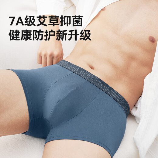 JD.com [President's Underwear] Pure Cotton Men's Underwear 7A Class Antibacterial Men's Boxer Large Size Boxer Shorts 2XL