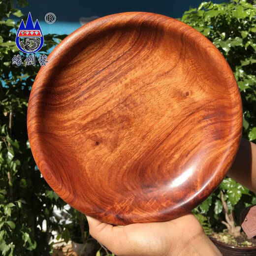 Yusenyi Papaya фруктовая тарелка цельная древесная гостиная на рабочем столе хранилище сплошная древесина маленькая тарелка № 9794 v Дефектная тонкая текстура фруктовая тарелка кружево