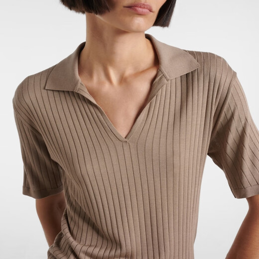 The Row Kaiomi Polo shirt P01035305 Beige M CN 165/92
