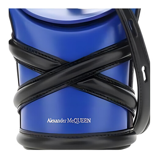 Alexander McQueen Logo Logo Calfskin Bag Back One-épaule Sac à corps croisé pour femmes BASE BASE BASIC (SAG + SAG DUSSION)