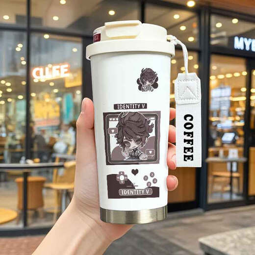 
Chengliu's fifth identity peripheral thermos cup Prisoner mortalizer Antique dealer 2D large capacity children's girls water cup KFB9227