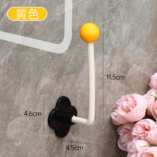 Garenbe bathroom hair tie storage wall hanging hair rope hair rope rubber band hair hoop headband hook hair accessories grab clip hair clip wall rack dopamine hair tie hook 5 random colors