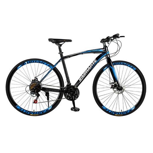 [Venta caliente] Manejo de curva de bicicleta de carretera 700C Velocidad variable Competencia de frenos de disco doble