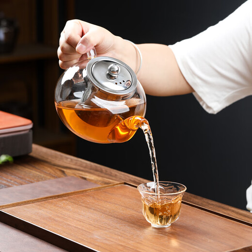 SUSHI CERAMICS teapot, teapot, tea water separator, electric ceramic stove, steel leakage teapot, 750ml