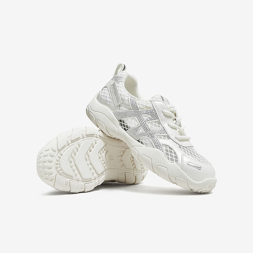 
Baisitu [Little Star Mang] 25 summer mesh breathable German training shoes sports casual shoes women's shoes D3261BM5 beige 38