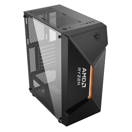 MSI Family Bucket AMD Ryzen 9700X/5060 Game Console Computer Desktop Assembly Computer Host DIY Complete Machine Air Duct Cooling Chassis Configuration One 9700X/16G/500G