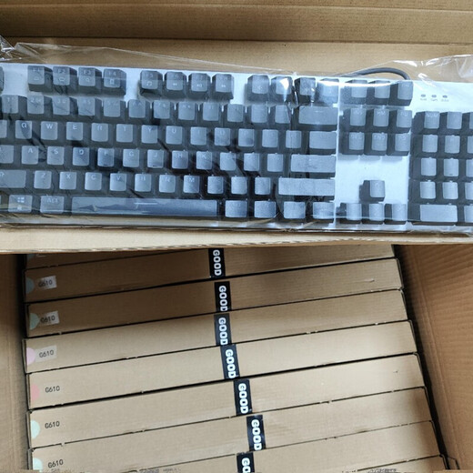 罗技二手K845机械键盘有线电竞游戏办公USB接口电脑专用 白绿拼色 全新键帽 茶轴九成新键盘 轻微有使用痕迹 否 104键