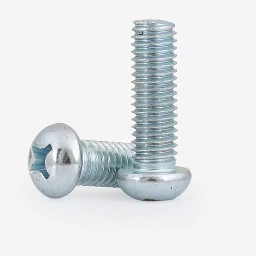 Zhehongdi 4.8 Galvanizado Tornillo redondo Reduck Tornillo extendido Tornillo de disco Carbon Acero azul Bolt de zinc GB818-85 M3*12200