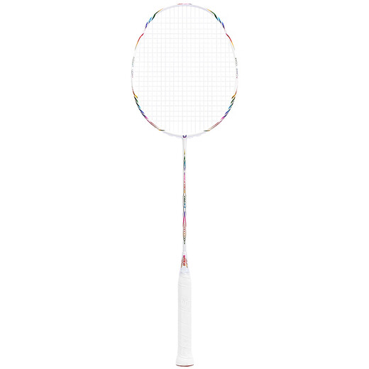 Witzer Zeuge Badminton Racket 691 Single Shot Double Shot Ultralight Carbon Fibre Training Wettbewerb [Tragen Sie White Line] Laser Black Ya691 One Pack, Pull Line 23 Pfund [Neuling]