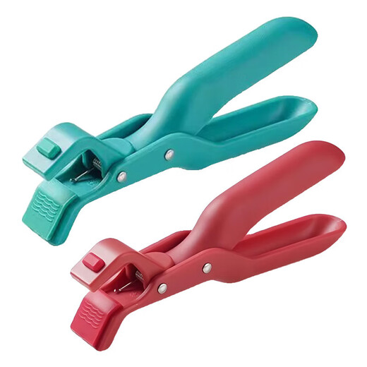 JD Logistics silicone anti-scalding bowl clamp, anti-slip plate lifter, steamer clamp, baking pan clamp, anti-scalding clamp artifact, bowl clamp, green 2 pcs