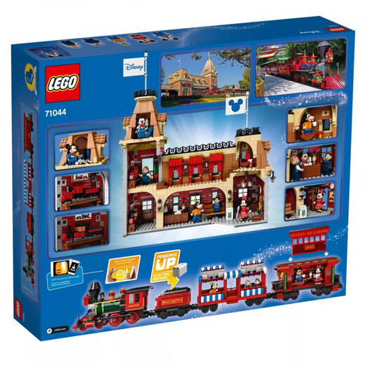 LEGO (LEGO) Building Assembly Park Railway Railway peut contrôler à distance les jouets garçons et filles branchent aux enfants 71044 Disney Train Brand New
